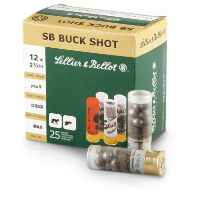 12/70 BUCK SHOT 32g 4,5-8,4  Sellier&Bellot
